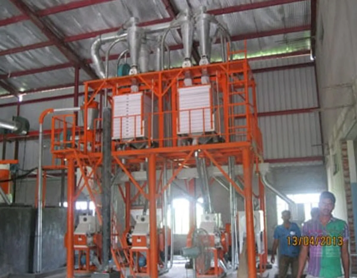 25Ton Wheat flour machine in Bangladesh